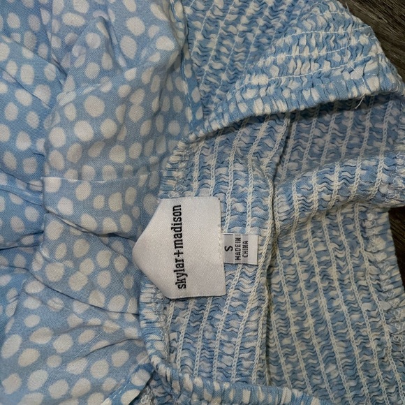 Blue mini skirt - Picture 2 of 2